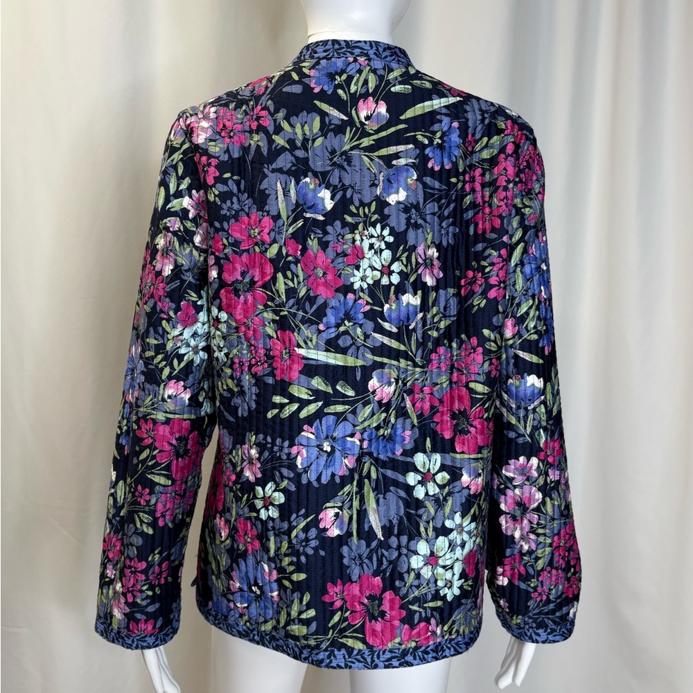 Appleseed's Reversible Quilted Button Jacket Wome… - image 7